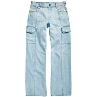 G-STAR RAW Judee Cargo Denim, Blå (Sun Faded Piscina Blue D24673-d536-g319), 25W / 28L G-STAR RAW Judee Cargo Denim, Blå (Sun Faded Piscina Blue D24673-d536-g319), 25W / 28L