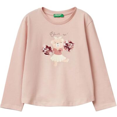 United T-shirt M/L, Rosenröd, 2 år United T-shirt M/L, Rosenröd, 2 år