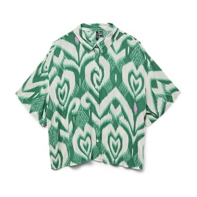 VERO MODA Vmmenny S/S Shirt WVN Ga, Bosphorus, M VERO MODA Vmmenny S/S Shirt WVN Ga, Bosphorus, M
