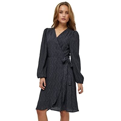 Peppercorn Dam Helena wrap klänning, svart, XL Peppercorn Dam Helena wrap klänning, svart, XL