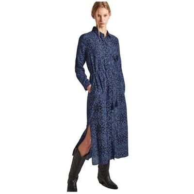 Pepe Jeans dam pazzi klänning, blå (Dulwich Blue), L, Blå (Dulwich blå), L Pepe Jeans dam pazzi klänning, blå (Dulwich Blue), L, Blå (Dulwich blå), L