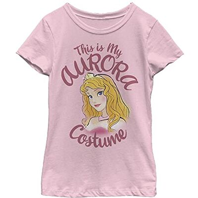 Disney Princess Aurora kostym Girls Solid Crew Tee Light Pink, X-Small, ROSA, XS Disney Princess Aurora kostym Girls Solid Crew Tee Light Pink, X-Small, ROSA, XS
