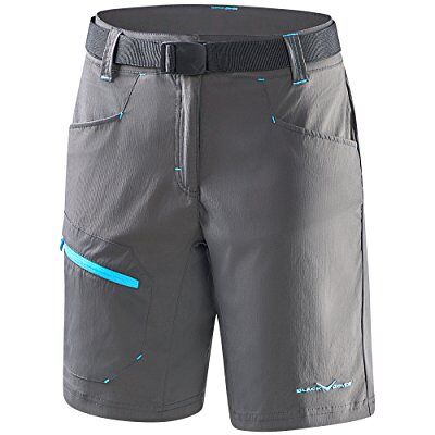 Crevice Svarta vandringsshorts - Andningsbara & Snabbtorkande Crevice Svarta vandringsshorts - Andningsbara & Snabbtorkande