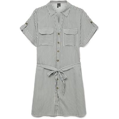 VERO MODA Vmbumpy Ss Short Shirt Dress WVN Ga Noos, Laurelkrans, XL VERO MODA Vmbumpy Ss Short Shirt Dress WVN Ga Noos, Laurelkrans, XL