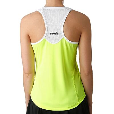 Diadora dam, Court tanktopp gul, vit, XS ytterkläder Diadora dam, Court tanktopp gul, vit, XS ytterkläder