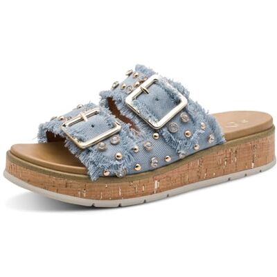 MARCO TOZZI dam 2–27500-46 pantoletter, blå jeans, 41 EU MARCO TOZZI dam 2–27500-46 pantoletter, blå jeans, 41 EU