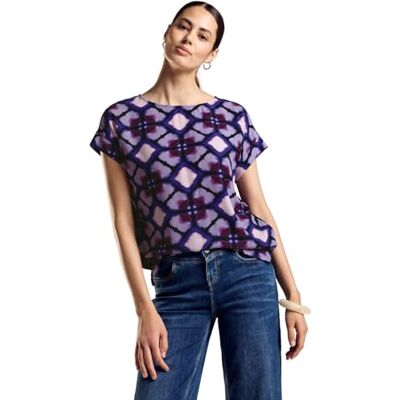 Street One Tryck T-shirt, Bellflower Lilac, 36 Street One Tryck T-shirt, Bellflower Lilac, 36