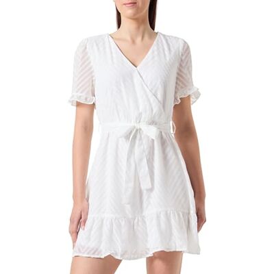 Vila dam Vimichelle S/S Belted Short Dress/Ka Sommarklänning Vila dam Vimichelle S/S Belted Short Dress/Ka Sommarklänning