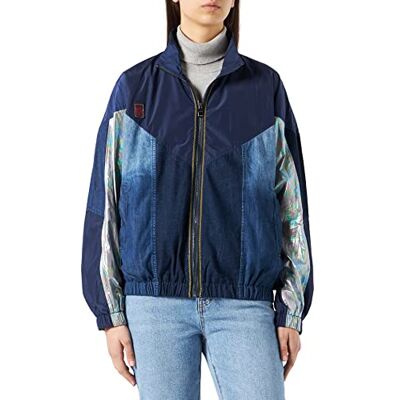 Desigual Damer 19WWED175053M jackor, blå, M Desigual Damer 19WWED175053M jackor, blå, M