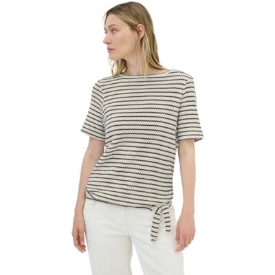Cecil Randig Ajour T-shirt, ljusbeige, XL Cecil Randig Ajour T-shirt, ljusbeige, XL
