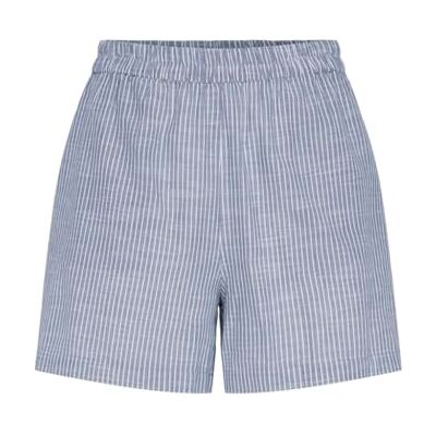 PIECES dam Pcapia Hw mm shorts, Coronet blå/ränder: ljus vit, XL PIECES dam Pcapia Hw mm shorts, Coronet blå/ränder: ljus vit, XL