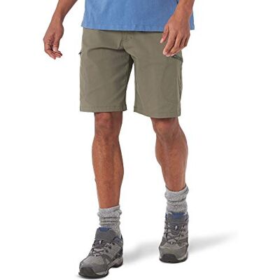 Wrangler Authentics Performance Comfort Flex Midja Cargo Kort Vardaglig, Jordgrön, 50 SE Wrangler Authentics Performance Comfort Flex Midja Cargo Kort Vardaglig, Jordgrön, 50 SE