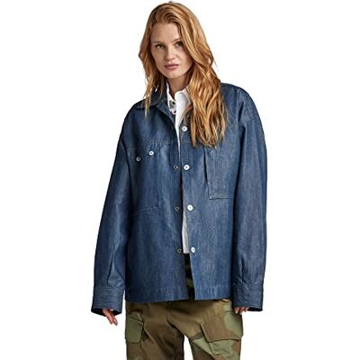 G-STAR RAW Långärmad damtröja i stor storlek, blå (raw denim D303-001), XL, Blå (Raw Denim D303-001), XL G-STAR RAW Långärmad damtröja i stor storlek, blå (raw denim D303-001), XL, Blå (Raw Denim D303-001), XL