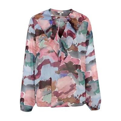 Mavi Dam chiffongblus blus, molntryck, XL, Molntryck, XL Mavi Dam chiffongblus blus, molntryck, XL, Molntryck, XL