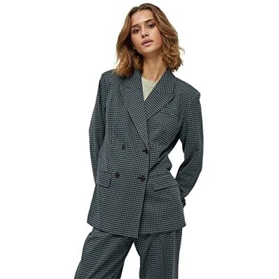 Minus Lekira Blazer för kvinnor 1, skiffer brun rutig 18 Minus Lekira Blazer för kvinnor 1, skiffer brun rutig 18