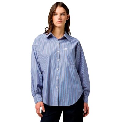 Wrangler COOL Girl blus, Dammblå, XL Wrangler COOL Girl blus, Dammblå, XL