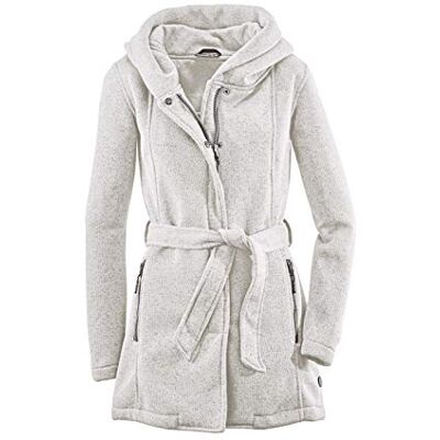 G.I.G.A. DX dam Frydara Casual Strick Parka med huva och bälte Vit 42 EU G.I.G.A. DX dam Frydara Casual Strick Parka med huva och bälte Vit 42 EU