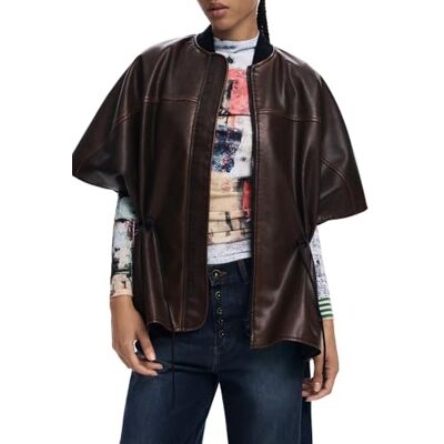 Desigual PONCHO_RICHMOND BU, 6075 mörk blåaktig, U, Brun, one size Desigual PONCHO_RICHMOND BU, 6075 mörk blåaktig, U, Brun, one size