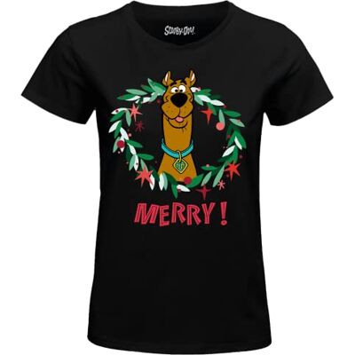Scooby-Doo! Scooby-Doo WOSCOOBTS024 T-shirt, svart, XXL dam, Noir Scooby-Doo! Scooby-Doo WOSCOOBTS024 T-shirt, svart, XXL dam, Noir