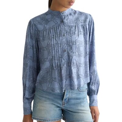 Scotch & Soda dam Printed Relaxed-fit Shirt Skjorta Scotch & Soda dam Printed Relaxed-fit Shirt Skjorta