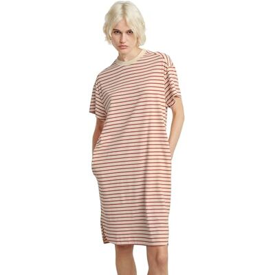 G-STAR RAW Randig lös T-shirt klänning wmn, Flerfärgad (antik vit/finch stripe D24484-c339-g640), S G-STAR RAW Randig lös T-shirt klänning wmn, Flerfärgad (antik vit/finch stripe D24484-c339-g640), S
