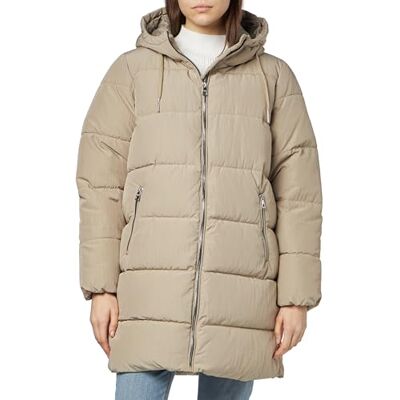 ONLY Carmakoma Dam Carnewdolly lång pufferrock OTW Noos quiltad kappa, BRUN, M ONLY Carmakoma Dam Carnewdolly lång pufferrock OTW Noos quiltad kappa, BRUN, M
