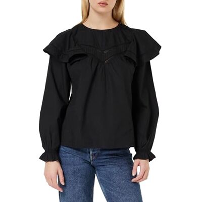 DESIRES Else långärmad blus svart, Svart, 34 SE DESIRES Else långärmad blus svart, Svart, 34 SE