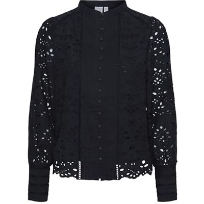 YAS alessia Ls Shirt S. Noos, svart, 46 YAS alessia Ls Shirt S. Noos, svart, 46