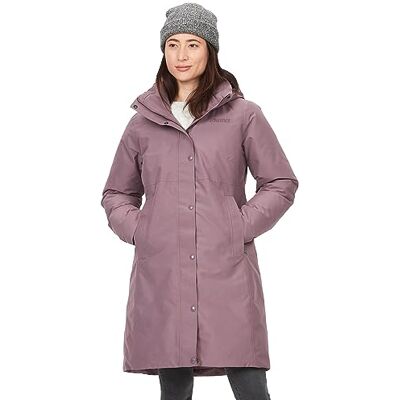 MARMOT Kvinnor Wm's Chelsea Coat, Vattentät regnjacka, vindtät regnrock, andningsaktiv vikbar Hardshell Windbreaker, perfekt för cykling och vandring, Hazy Purple, M MARMOT Kvinnor Wm's Chelsea Coat, Vattentät regnjacka, vindtät regnrock, andningsaktiv vikbar Hardshell Windbreaker, perfekt för cykling och vandring, Hazy Purple, M