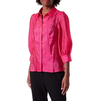 Peppercorn Dam 3/4 ärm skjorta, Fuchsia röd, 34 SE Peppercorn Dam 3/4 ärm skjorta, Fuchsia röd, 34 SE