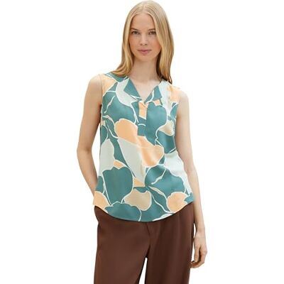 TOM TAILOR damblus, 34845 – Abstrakt blomtryck, 44 TOM TAILOR damblus, 34845 – Abstrakt blomtryck, 44