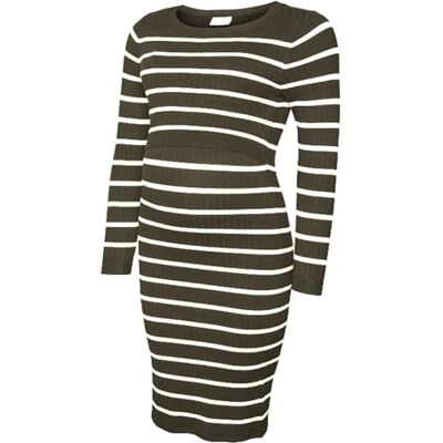 MAMA.LICIOUS Mlnewsiv June Ls Uk Knit Dress 2F A Noos, Druva blad, XL MAMA.LICIOUS Mlnewsiv June Ls Uk Knit Dress 2F A Noos, Druva blad, XL