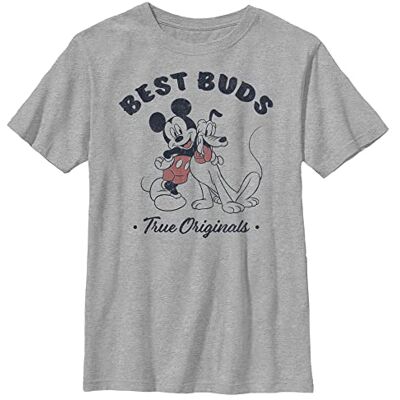 Disney Pojkar Vintage Buds T-shirt, Sportig Heather, XL Disney Pojkar Vintage Buds T-shirt, Sportig Heather, XL