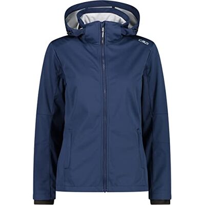 CMP Dam Softshell lång passform jacka, blå-is, 44 CMP Dam Softshell lång passform jacka, blå-is, 44