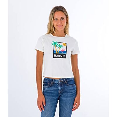 Hurley Mingo Rib Baby tee T-Shirt Dam Hurley Mingo Rib Baby tee T-Shirt Dam