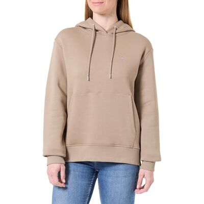 GANT Shield Hoodie, Beige brungrå, M GANT Shield Hoodie, Beige brungrå, M