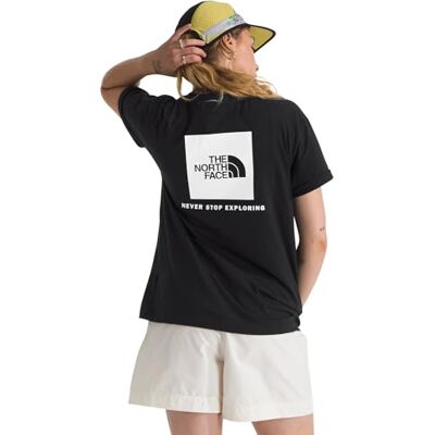 THE NORTH FACE Evolution Box Nse Relaxed Short Sleeve T-tröja för kvinnor, Tnf Black/Tnf White, L THE NORTH FACE Evolution Box Nse Relaxed Short Sleeve T-tröja för kvinnor, Tnf Black/Tnf White, L