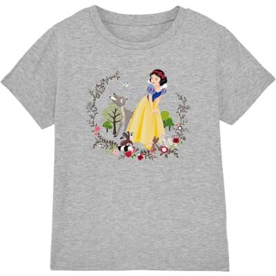 Snow White mandarin creative ltd Snövit och hennes skog vänner flickor t-shirt, atletisk ljung, 9-10 år, Atletisk Heather, 9-10 År Snow White mandarin creative ltd Snövit och hennes skog vänner flickor t-shirt, atletisk ljung, 9-10 år, Atletisk Heather, 9-10 År