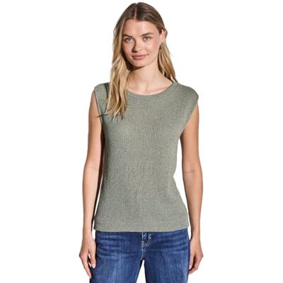 Street One Glittrande stickad look topp, Dusty Milky Green, 44 Street One Glittrande stickad look topp, Dusty Milky Green, 44