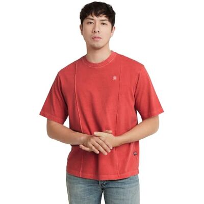 G-STAR RAW Overdyed Destroyed Boxy r t, Rosa (Finch Gd D24631-c756-g386), XXL G-STAR RAW Overdyed Destroyed Boxy r t, Rosa (Finch Gd D24631-c756-g386), XXL