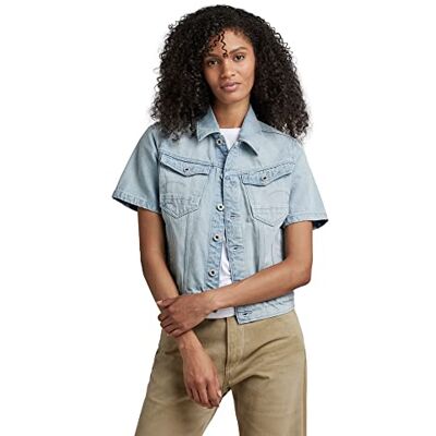 G-STAR RAW Dam Arc s jacka, Blå (vintage elektrisk blå C967-d125), XS G-STAR RAW Dam Arc s jacka, Blå (vintage elektrisk blå C967-d125), XS