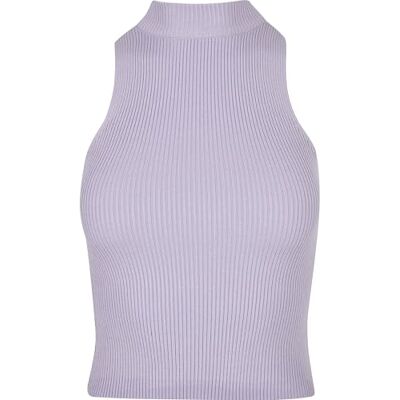Urban Classics Kvinnors korta ribbstickade turtleneck topp t-shirt, lila, 5XL, lila, 5XL Urban Classics Kvinnors korta ribbstickade turtleneck topp t-shirt, lila, 5XL, lila, 5XL