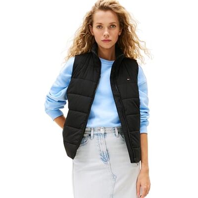 Tommy Jeans damväst, svart (svart), XXS Tommy Jeans damväst, svart (svart), XXS