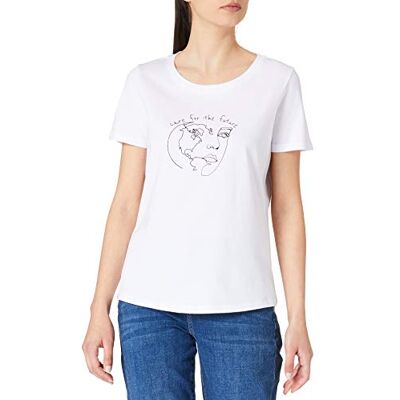 Comma CI T-shirt för kvinnor, 01c4, 38 SE Comma CI T-shirt för kvinnor, 01c4, 38 SE