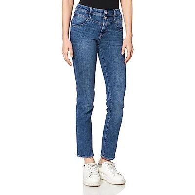 s.Oliver Dambyxor långa Betsy Slim Leg, Mörkblå stretchig denim, 32W x 32L s.Oliver Dambyxor långa Betsy Slim Leg, Mörkblå stretchig denim, 32W x 32L