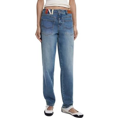 Desigual Denim_Cloe, 5053 denim medium tvätt, 40, Blå, 38 Desigual Denim_Cloe, 5053 denim medium tvätt, 40, Blå, 38