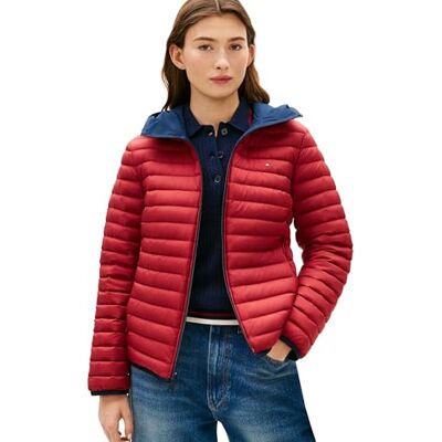 Tommy Hilfiger dam STRETCH NYLON LW DOWN REV JACKA WW0WW47754 pufferjacka, blå (mörk natt marinblå), XXL, Blå (mörk natt marinblå), XXL Tommy Hilfiger dam STRETCH NYLON LW DOWN REV JACKA WW0WW47754 pufferjacka, blå (mörk natt marinblå), XXL, Blå (mörk natt marinblå), XXL