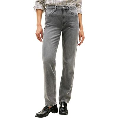 Tommy Hilfiger DNM grå klassisk rak RW Ww0ww47706 rak, denim (grå), 34 W x 28 l dam, Denim (grå), 34W / 28L Tommy Hilfiger DNM grå klassisk rak RW Ww0ww47706 rak, denim (grå), 34 W x 28 l dam, Denim (grå), 34W / 28L