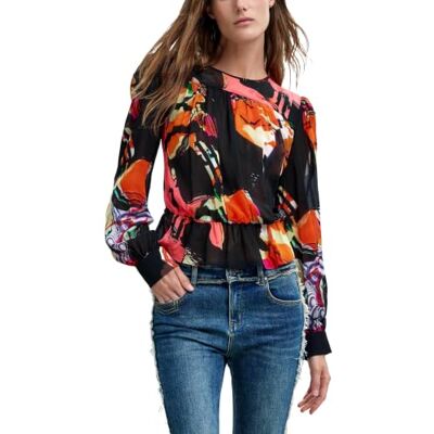 Desigual dam Blus_galaxia_lacro T-shirt Desigual dam Blus_galaxia_lacro T-shirt