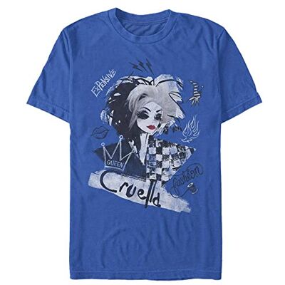 Disney Classics Unisex DNCA-Artsy Cruella ekologisk kortärmad t-shirt, ljusblå, Ljusblå, XXL Disney Classics Unisex DNCA-Artsy Cruella ekologisk kortärmad t-shirt, ljusblå, Ljusblå, XXL